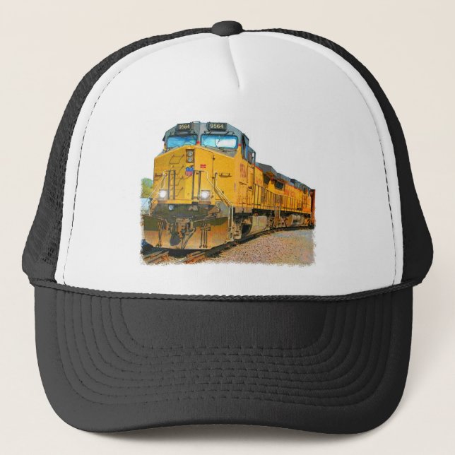 Trains Trucker Hat (Front)