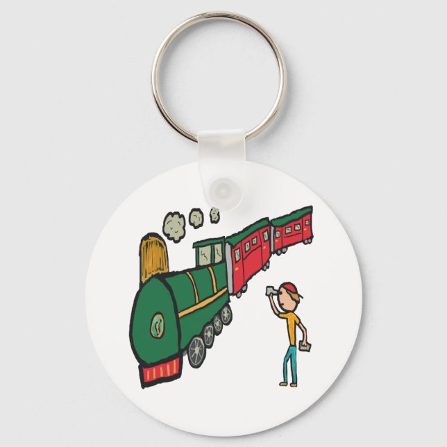 Trainspotting Key Ring (Front)