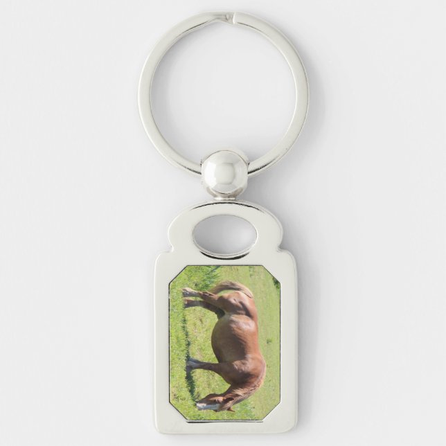 Trait Breton horse Key Ring (Front)