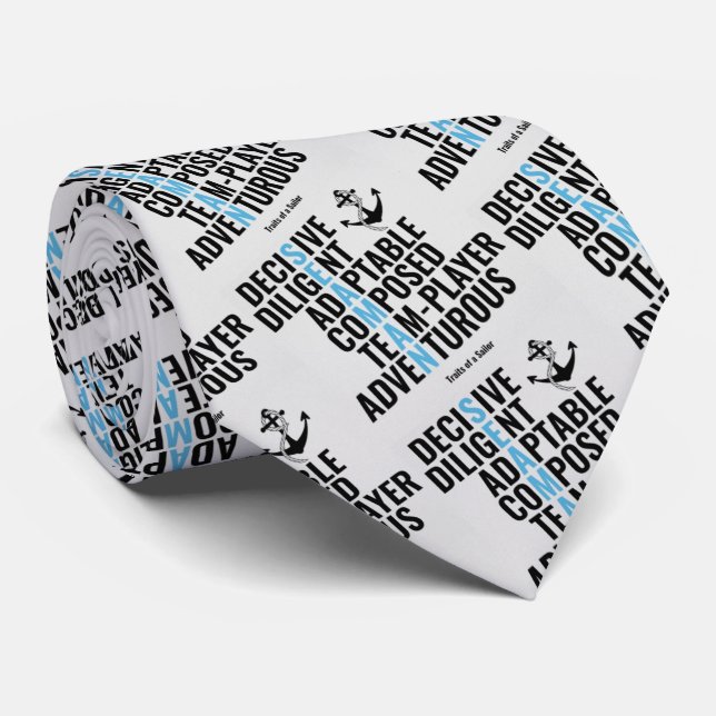 Traits of a Sailor Tie (Rolled)