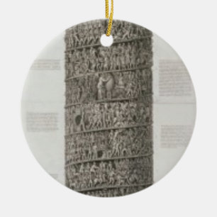 Trajan's Column (engraving) Ceramic Tree Decoration