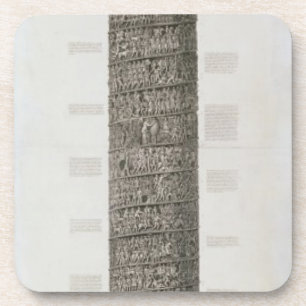 Trajan's Column (engraving) Coaster