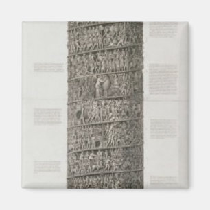 Trajan's Column (engraving) Magnet