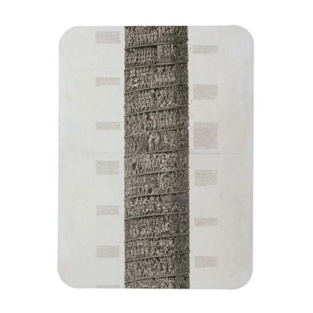 Trajan's Column (engraving) Magnet (Vertical)