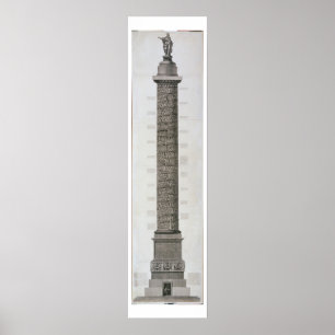 Trajan's Column (engraving) Poster