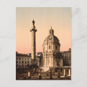 Trajan's Column, Rome, Lazio, Italy Postcard
