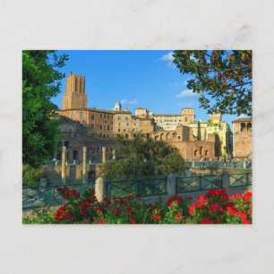 Trajan's forum, Traiani, Roma, Italy Postcard