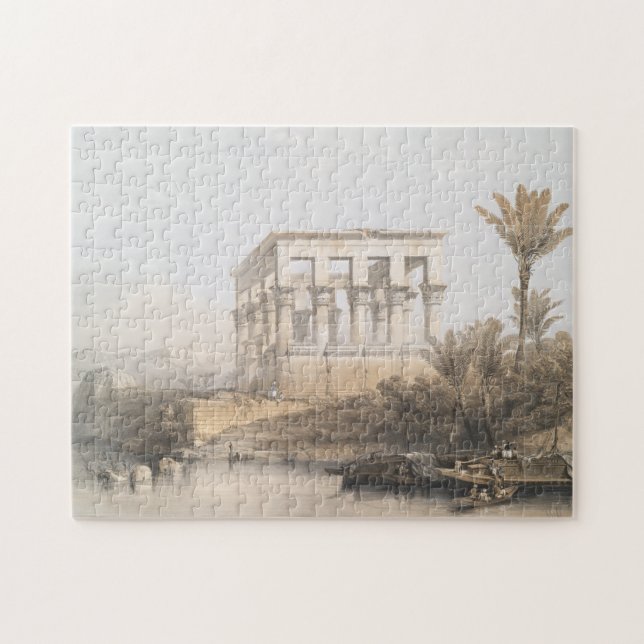 Trajan's Kiosk, hypaethral Temple at Philae Egypt Jigsaw Puzzle (Horizontal)