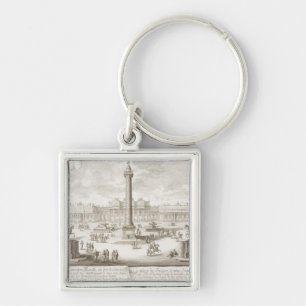 Trajan's Square Rome, from 'Entwurf einer historis Key Ring