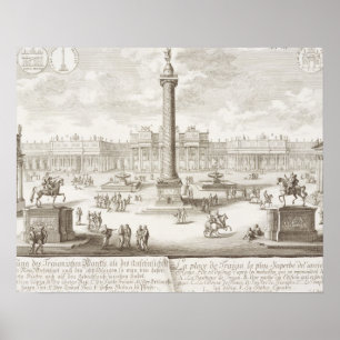 Trajan's Square Rome, from 'Entwurf einer historis Poster
