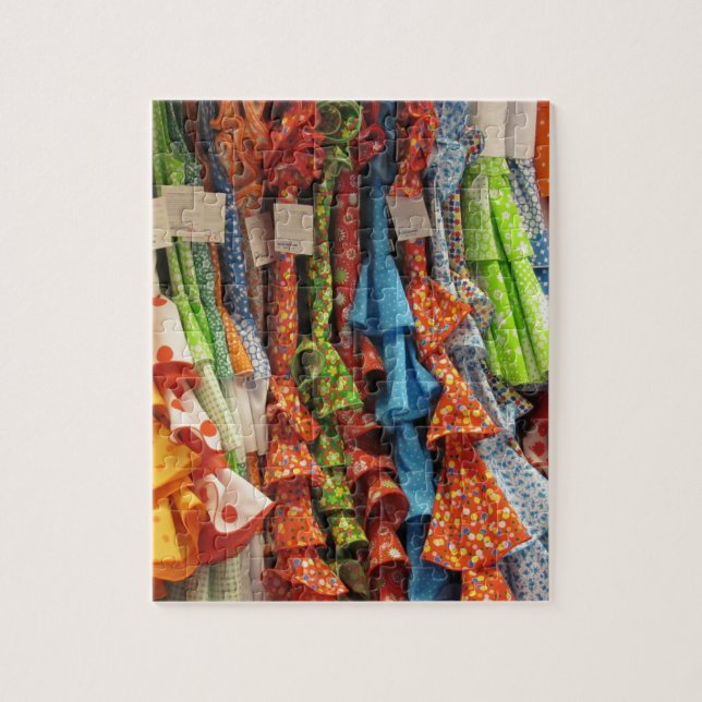 trajes de flamenca Sevilla Andalucia Feria abril Jigsaw Puzzle (Vertical)