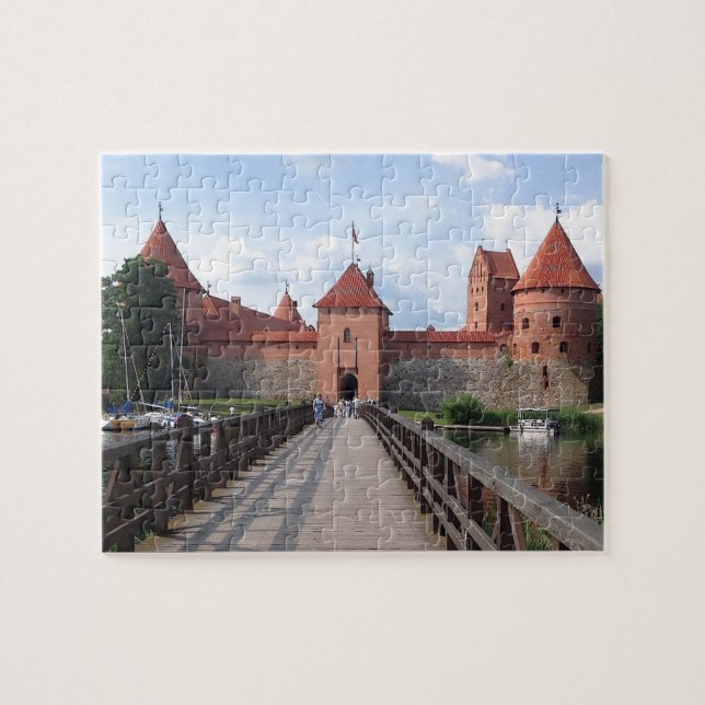 Trakai Island Castle - Lithuania --- Jigsaw Puzzle (Horizontal)