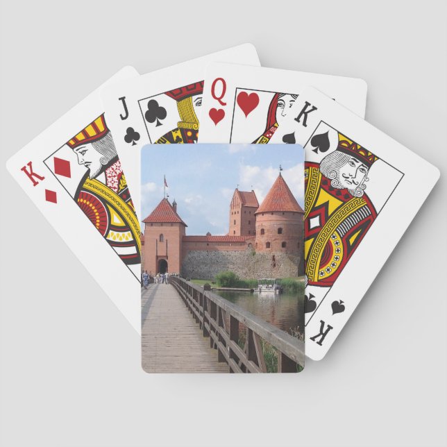 Trakai Island Castle - LITHUANIA --- Playing Cards (Back)