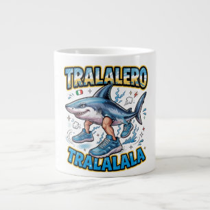 Tralalero Shark Brainrot Funny T-Shirt Large Coffee Mug