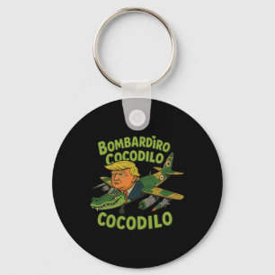 Tralalero Tralala Crocodilo Trump Italian Brainrot Key Ring