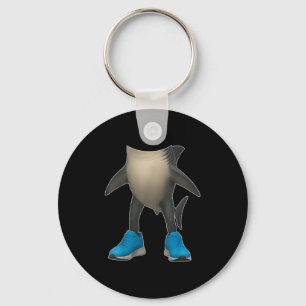 Tralalero Tralala Funny Italian Brainrot Halloween Key Ring