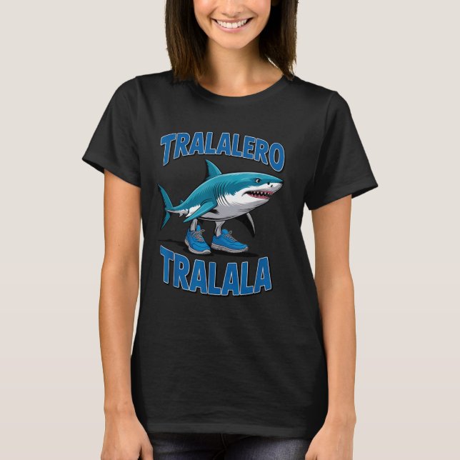 Tralalero Tralala Funny Italian Brainrot Toddlers  T-Shirt (Front)