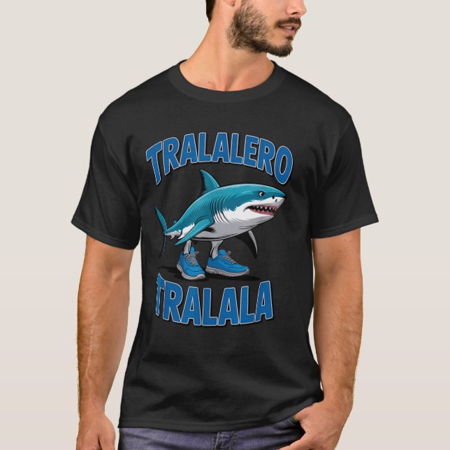 Tralalero Tralala Funny Italian Brainrot Toddlers  T-Shirt (Front)