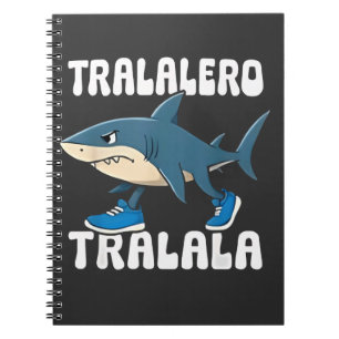 Tralalero Tralala Funny Shark Meme Notebook