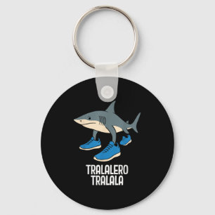 Tralalero Tralala Italian Brainrot Funny Meme Key Ring