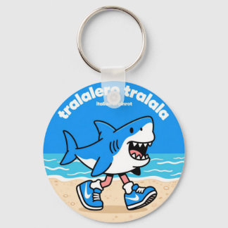 tralalero tralala "italian brainrot"  key ring