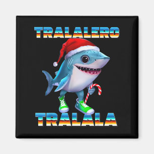 Tralalero Tralala Italian Brainrot Memes Christmas Magnet