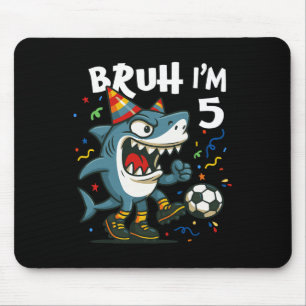 Tralalero Tralala Italian Brainrot Soccer 5th Birt Mouse Pad