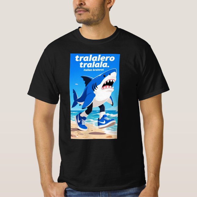tralalero tralala "italian brainrot"  T-Shirt (Front)
