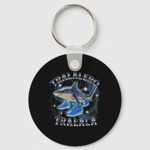 Tralalero Tralala Shark Brainrot Italian Brainrot Key Ring