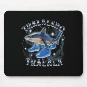 Tralalero Tralala Shark Brainrot Italian Brainrot Mouse Pad