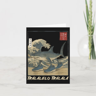 Tralalero Tralala Shark Italian Brainrot Meme Japa Card