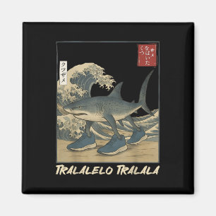 Tralalero Tralala Shark Italian Brainrot Meme Japa Magnet