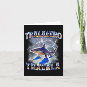 Tralalero Tralala Shark Meme Bootle Card