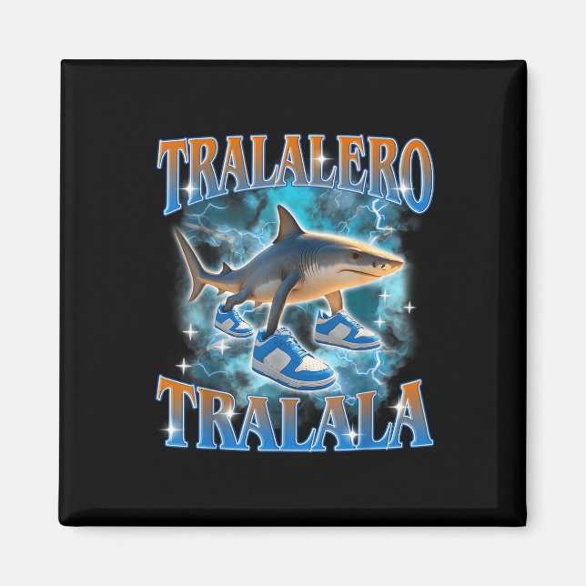 Tralalero Tralala Shark Meme Bootle  Magnet (Front)