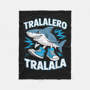 Tralalero Tralala Shark Sneakers Ocean Fun Fleece Blanket
