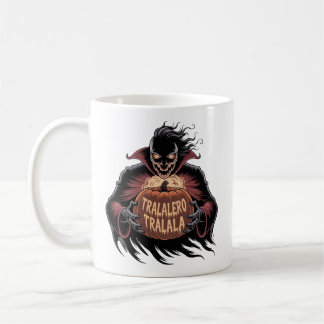Tralalero Tralala Vampire Pumpkin Halloween Coffee Mug