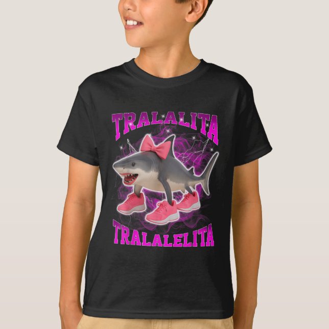 Tralalita Tralalelita Funny Italian Brainrot Hallo T-Shirt (Front)