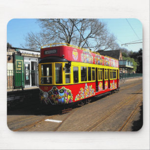 Tram at Colyton station Mouse Pad