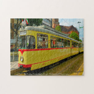 Tram Düsseldorf Germany. Jigsaw Puzzle