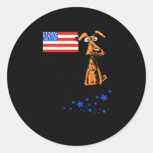 Tramp Harris Debate Funny Pets Classic Round Sticker