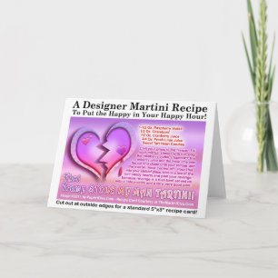Tramp Stole My Man Valentine Tartini Recipe Card