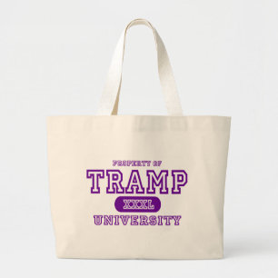 Tramp University Large Tote Bag