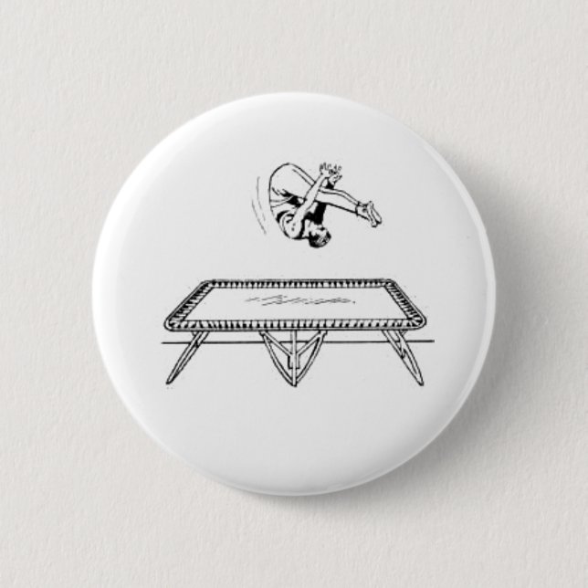 Trampoline 6 Cm Round Badge (Front)