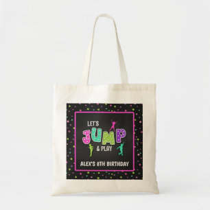 Trampoline Birthday Gift Tote Bag - Girl