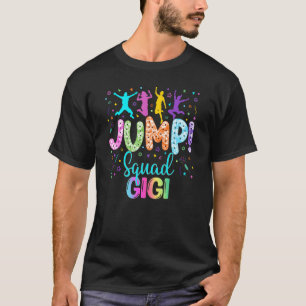 Trampoline Bounce Birthday Party Girl Jumping Matc T-Shirt