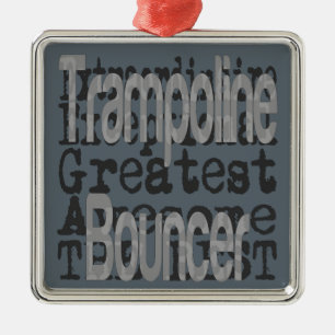 Trampoline Bouncer Extraordinaire Metal Tree Decoration