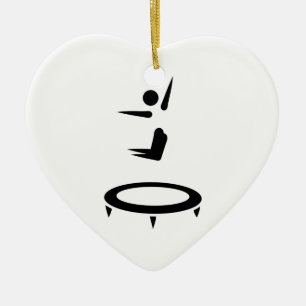Trampoline Ceramic Tree Decoration