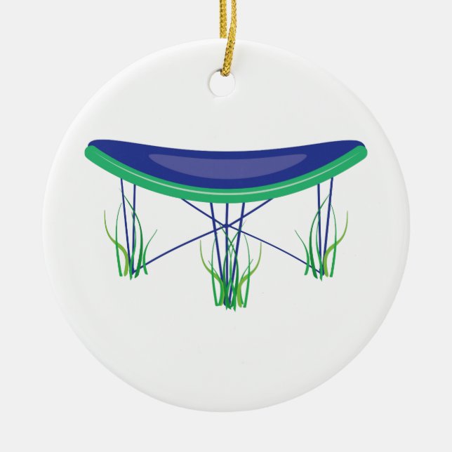 Trampoline Ceramic Tree Decoration (Front)