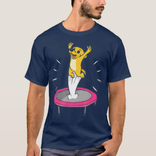 Trampoline fitness gymnastic Dog Training T-Shirt