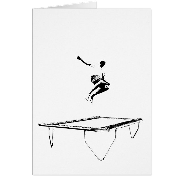Trampoline Folding Card (Front)
